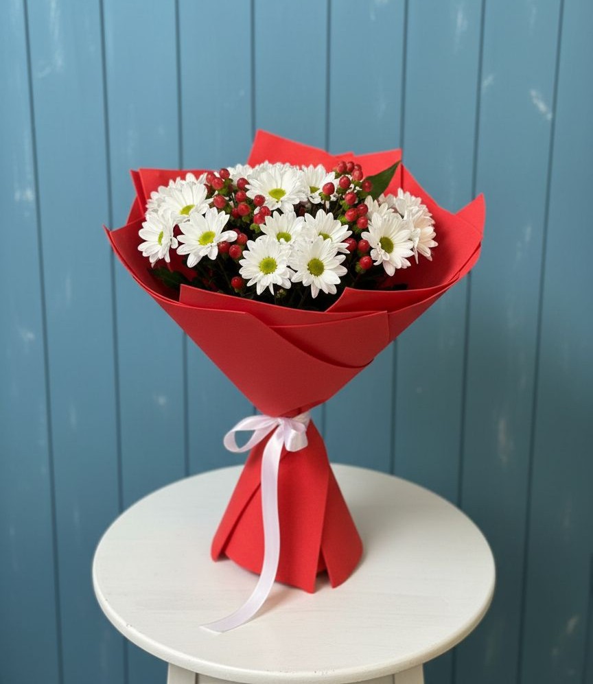 Букет цветов из: Хризантемы в Веневе