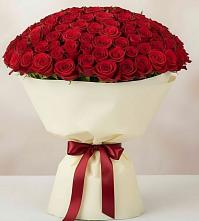 Букет 101 Красная роза Милано в Веневе