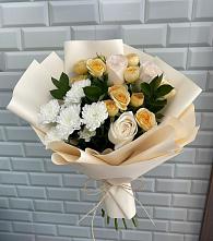 Букет цветов из:  Розы и Хризантемы #REPLACE_PRED# Веневе