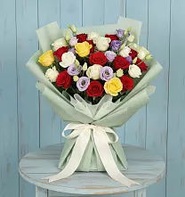 Букет цветов из:  Розы в Веневе