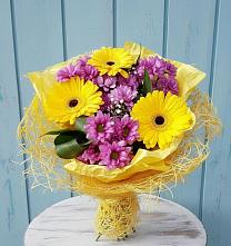 Букет цветов из:  Хризантемы и Герберы в Веневе
