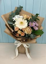 Букет цветов из:  Герберы и Хризантемы в Веневе