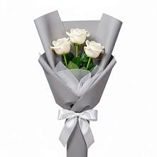 Букет 3 белые розы #REPLACE_PRED# Веневе