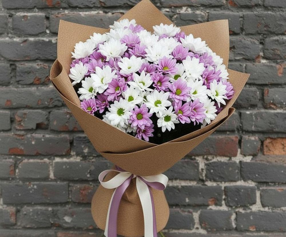 Букет цветов из: Хризантемы в Веневе