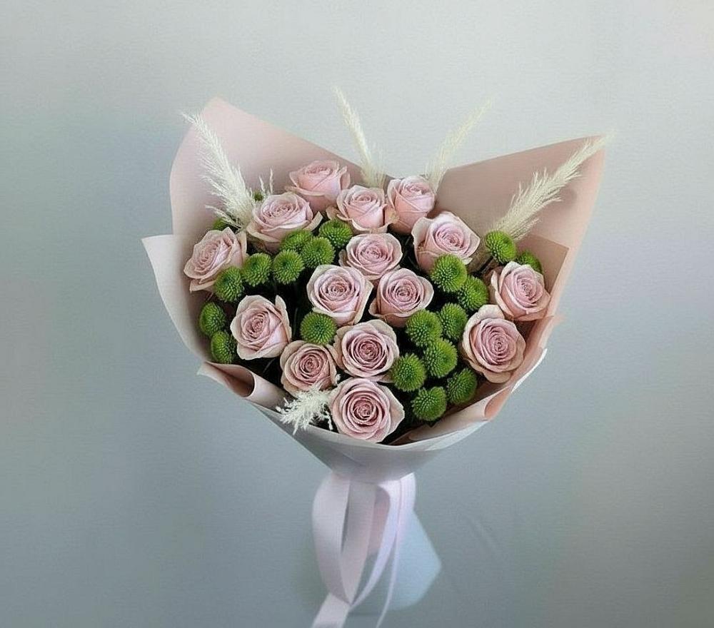 Букет цветов из: Розы и Хризантемы в Веневе