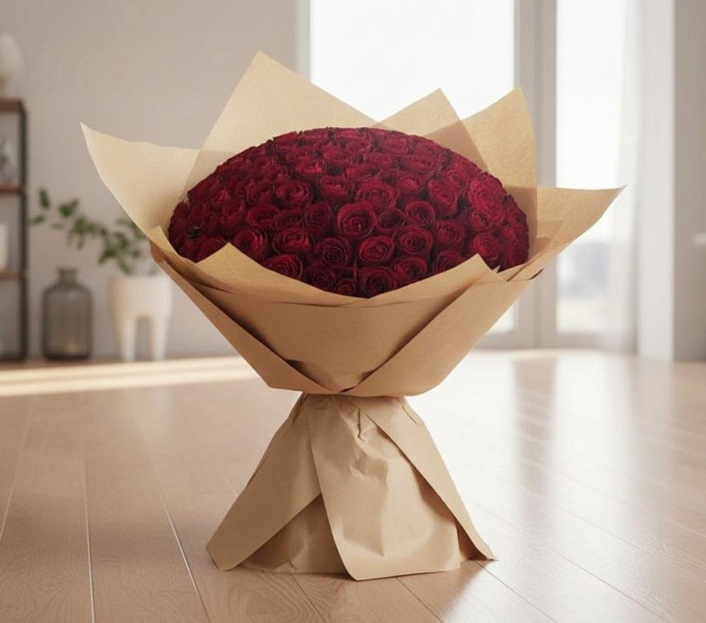 Букет 101 Красная роза в Веневе