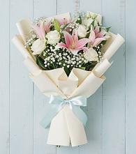 Букет цветов из:  Лилии в Веневе